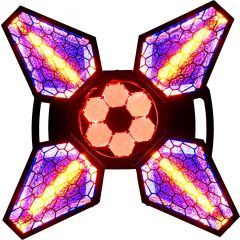 Algam Lighting Vintage Flower - Projecteur rotatif multi-effet à LED - Vue 2